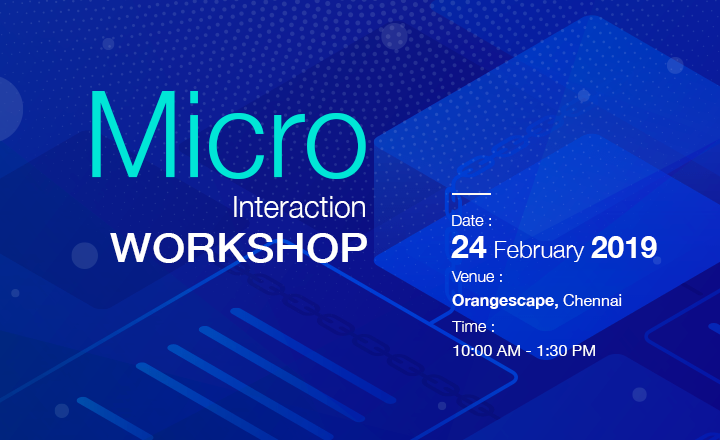 Micro Interaction Workshop - Madrasters